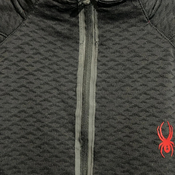 SPYDER Pro-w8 active 1/4 zip long sleeve pullover. Tag removed. PTP 20” (Medium) - Picture 4 of 8